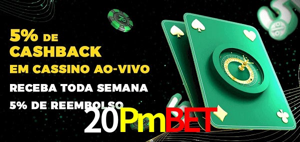 Promoções do cassino ao Vivo 20Pmbet